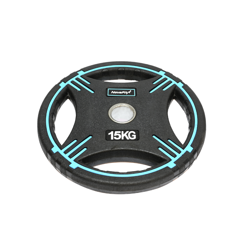 NovaFit Premium Rubber Coated Olympic Plates