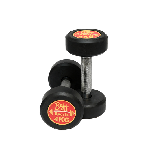 BeFit Rubber Coated Dumbbells