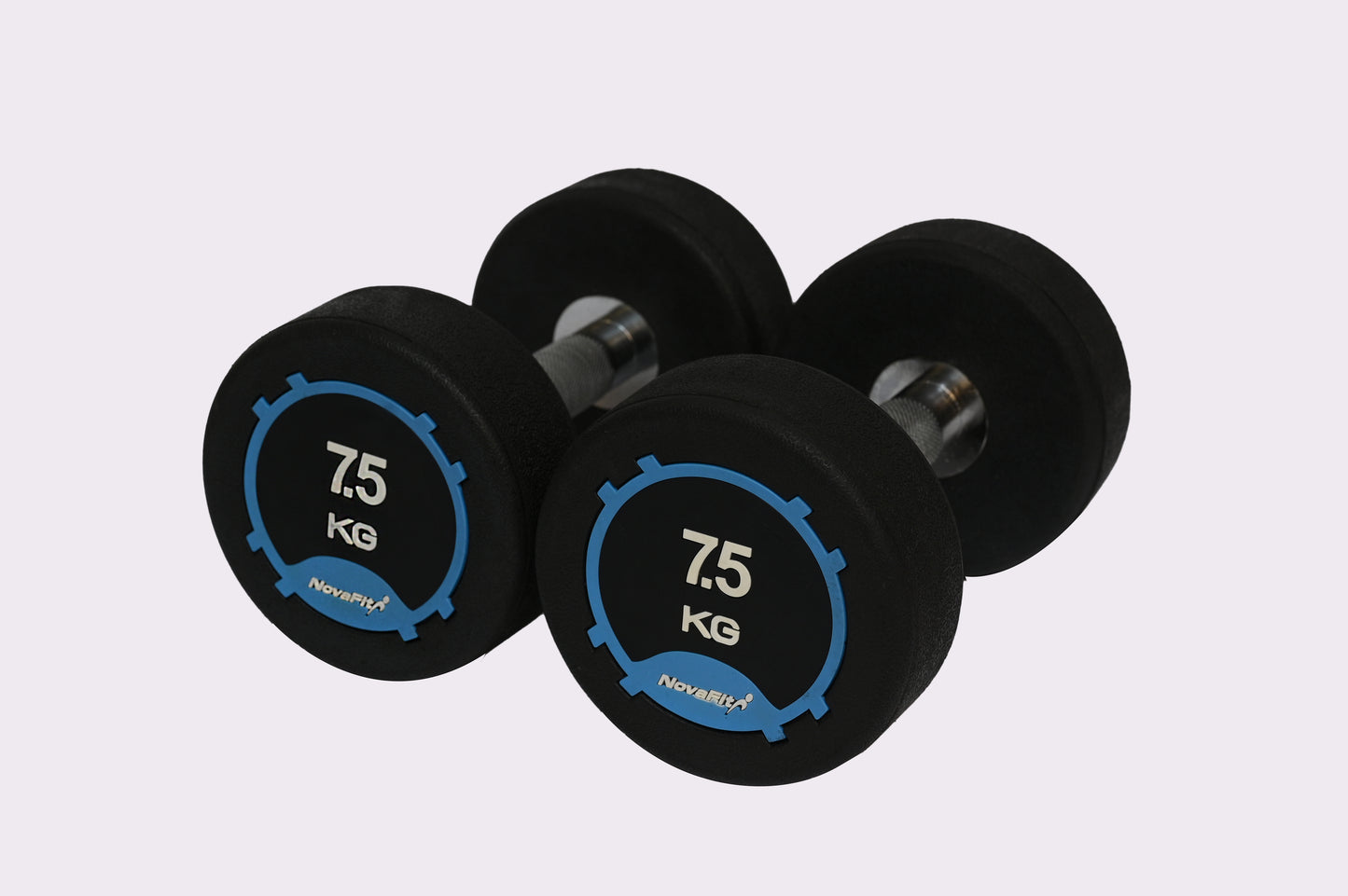 NovaFit Premium Rubber Coated Dumbbells