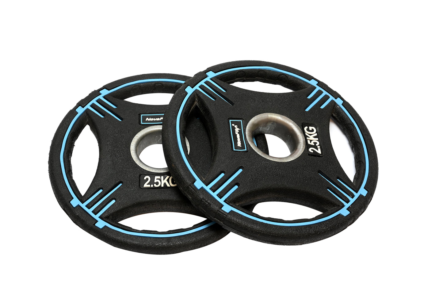 NovaFit Premium Rubber Coated Olympic Plates