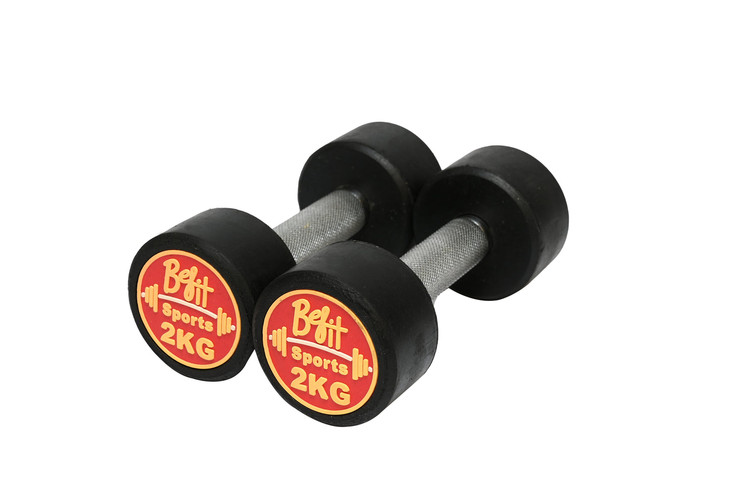 BeFit Rubber Coated Dumbbells