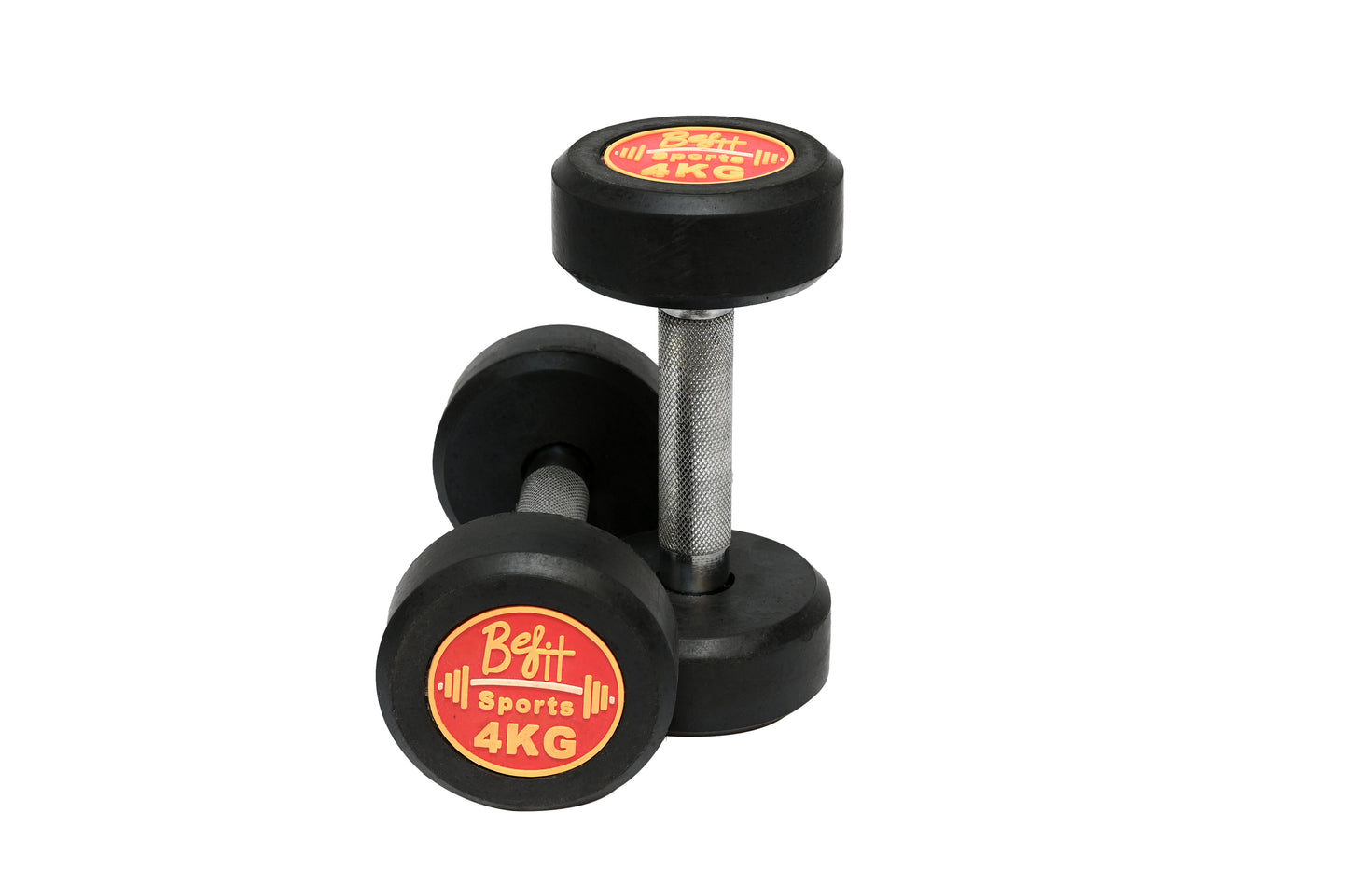 BeFit Rubber Coated Dumbbells