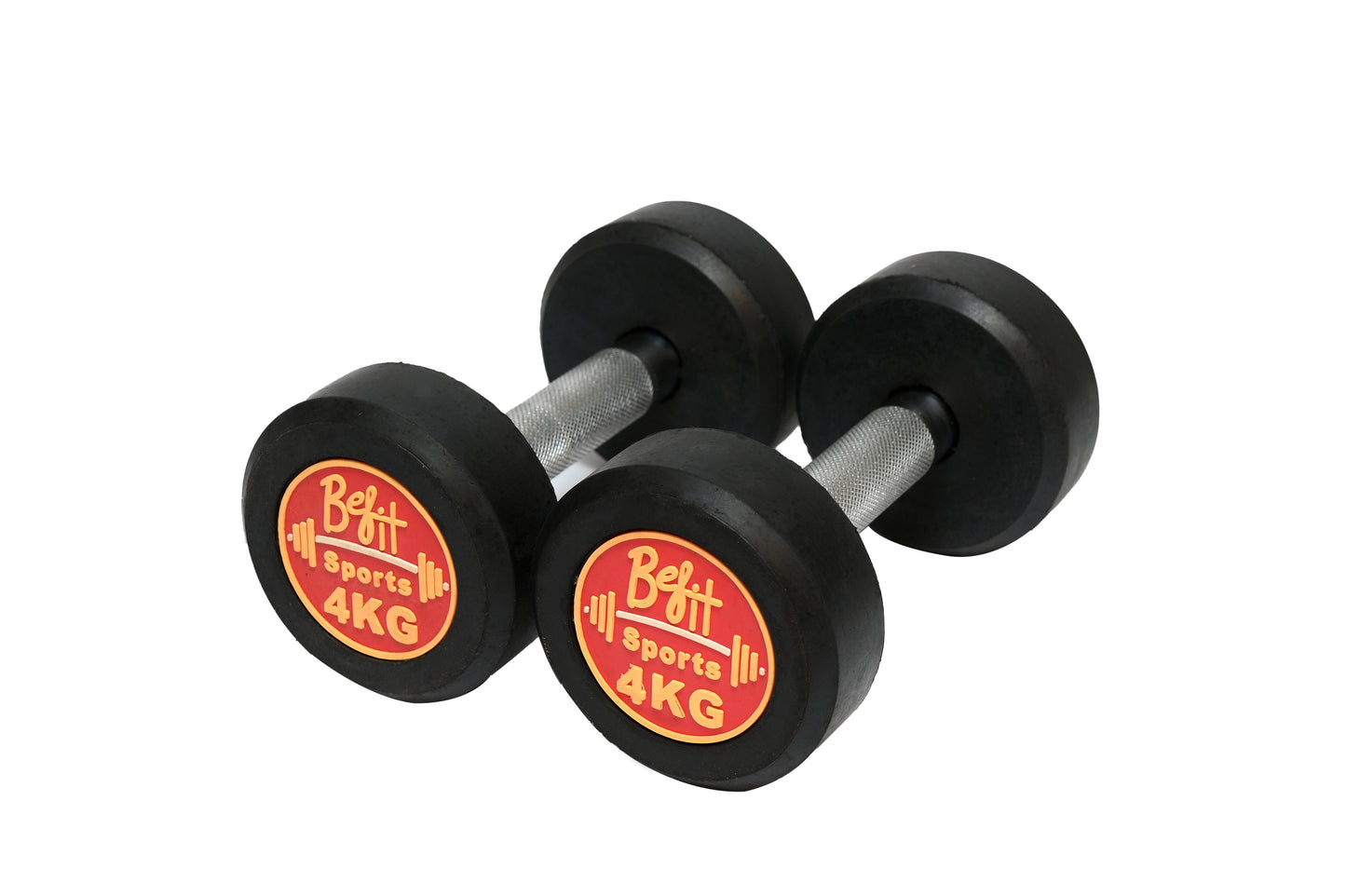 BeFit Rubber Coated Dumbbells