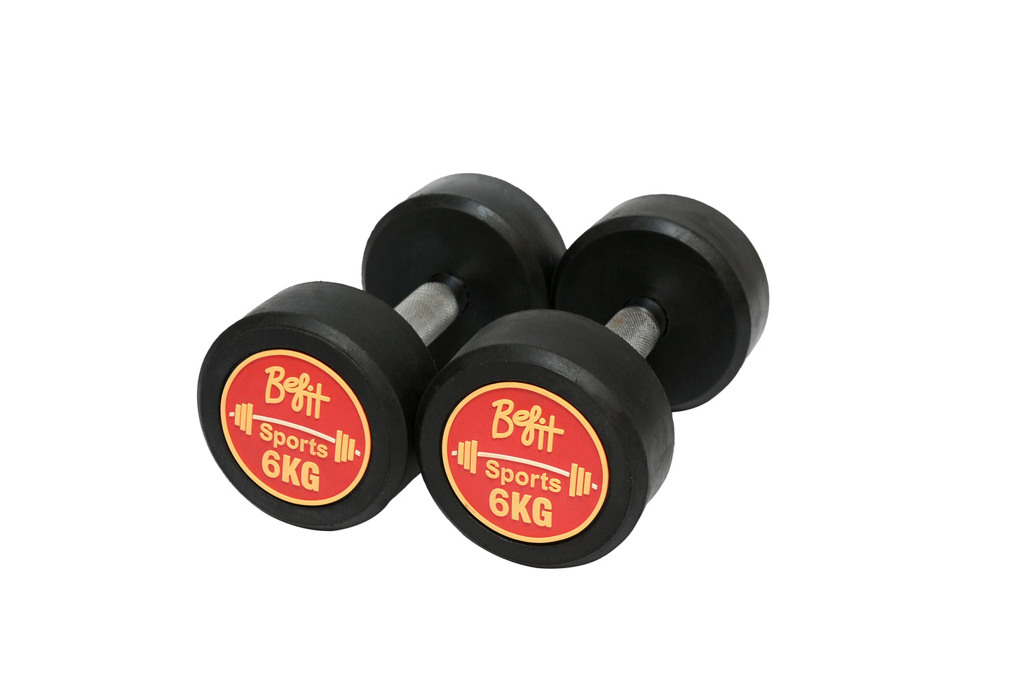 BeFit Rubber Coated Dumbbells