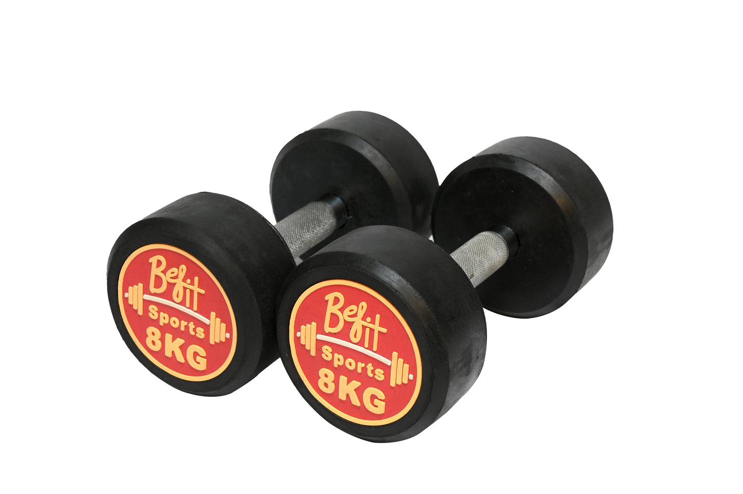 BeFit Rubber Coated Dumbbells
