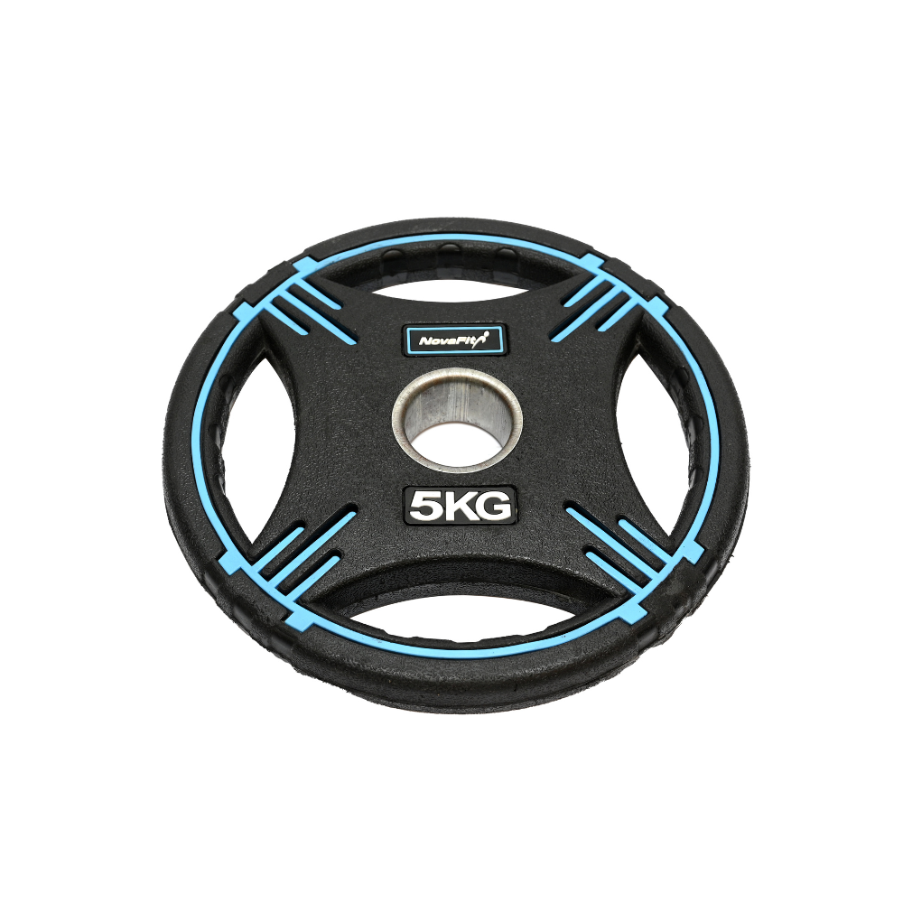 NovaFit Premium Rubber Coated Olympic Plates