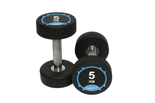 NovaFit Premium Rubber Coated Dumbbells