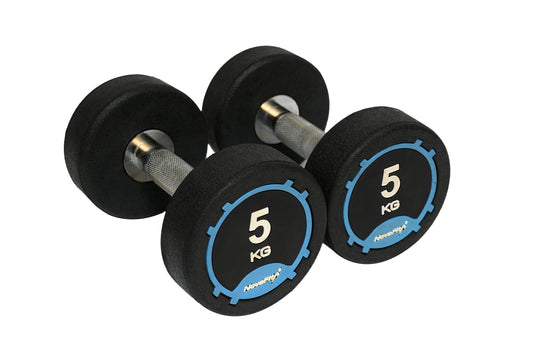 NovaFit Premium Rubber Coated Dumbbells
